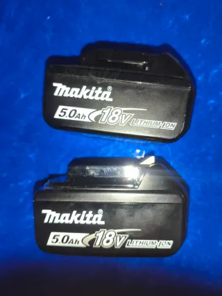 2 Baterías Makita 18V 5Ah