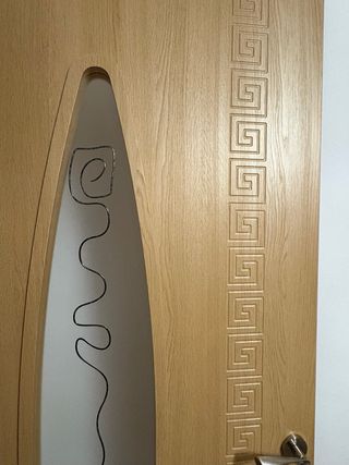 Puertas de madera maciza con cristal y sin cristal