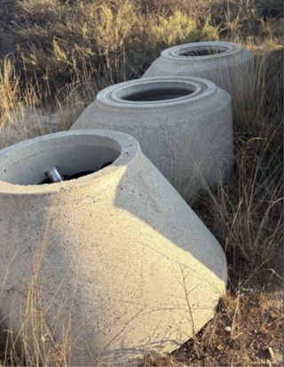 Macetas de hormigón para jardín