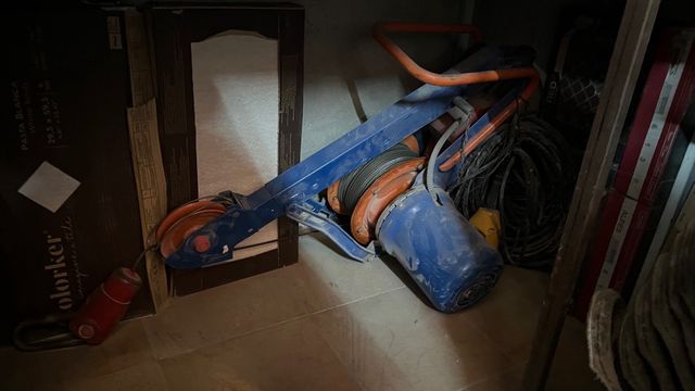 Montacargas polipasto