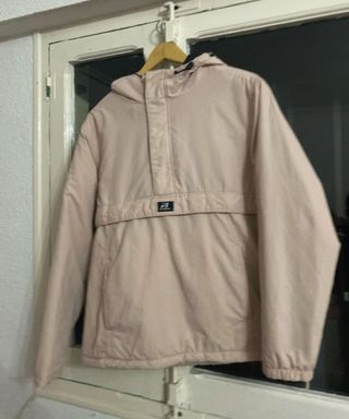 Chaqueta acolchada rosa mujer