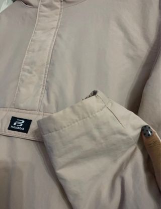 Chaqueta acolchada rosa mujer