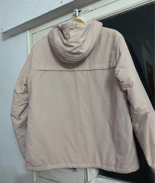 Chaqueta acolchada rosa mujer