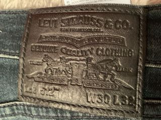 Pantalones Vaqueros Levi's 512 Slim Fitu azul