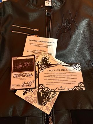 Chaqueta de cuero Elixir Tribal