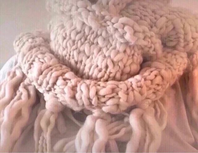 Sciarpa collo Oysho beige nuova