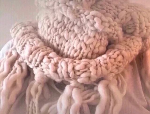 Sciarpa collo Oysho beige nuova