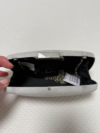 Bolso de fiesta gris