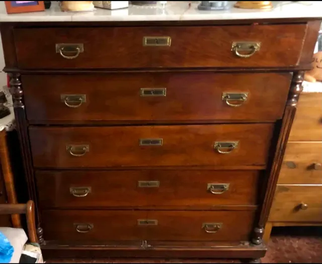 Cómoda antigua estilo isabelino/alfonsino