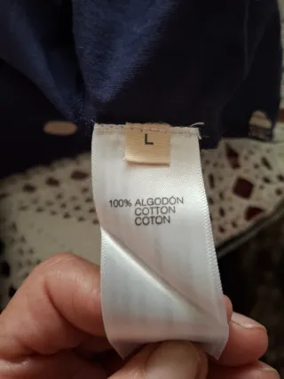 Camisa mujer T L. Medidas en descripción