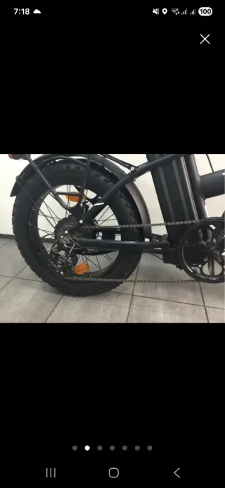 Bicicleta eléctrica Wayscral plegable..