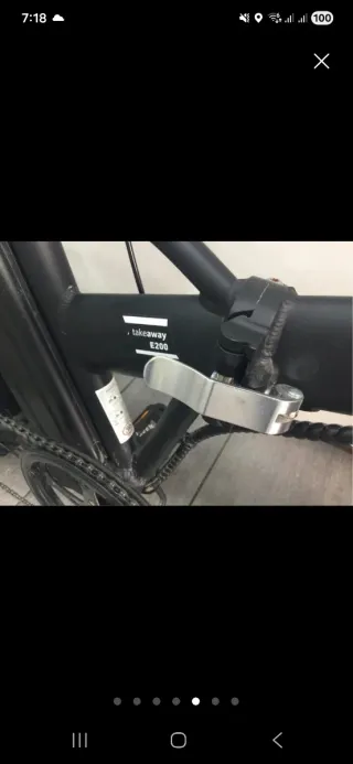 Bicicleta eléctrica Wayscral plegable..