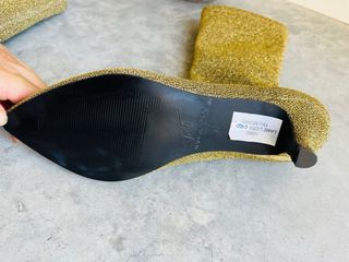 Botines Toral Glitter Dorados Talla 37