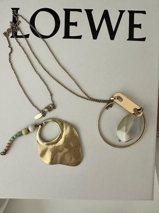 Colgante Massimo Dutti Aro Piedra Natural