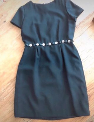 Vestido joya negro T.M