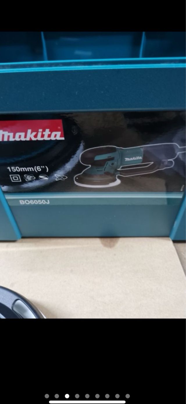 Lijadora Makita con maletín