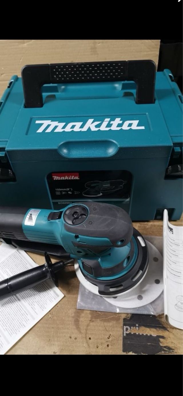 Lijadora Makita con maletín