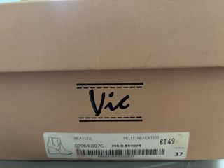 Stivaletti scamosciati marroni Tg 37