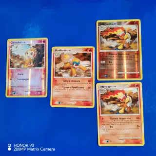 Carte Pokémon Chimchar, Monferno, Infernape