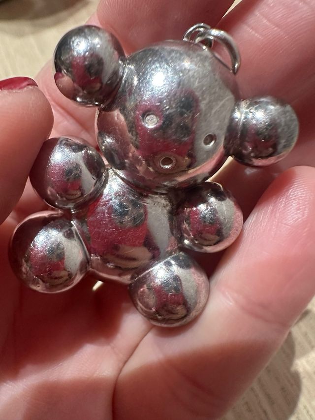 Ciondolo Tous Orsetto Argento balloon