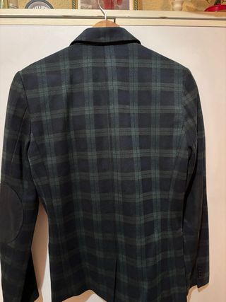 Chaqueta de cuadros caballero