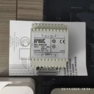 Kit Citofono Urmet Bianco e Argento