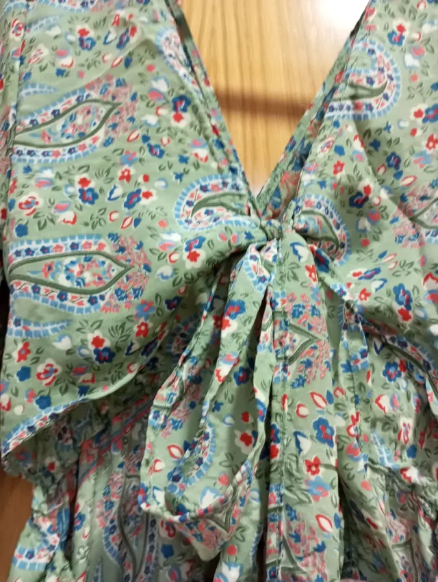 Vestido largo estampado Azalea