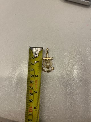 Colgante Cruz Cristo Marino Oro 18k a estrenar
