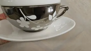 Claraluna teiera con tazza e piattino