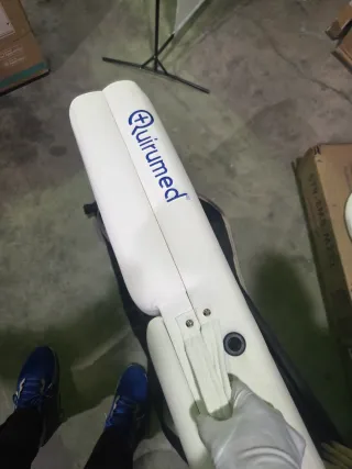 Camilla plegable de masaje para embarazadas.