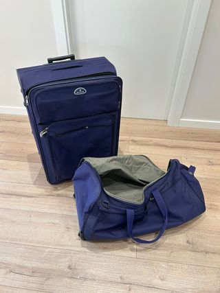 Juego Maletas Samsonite Tela con Ruedas Azul