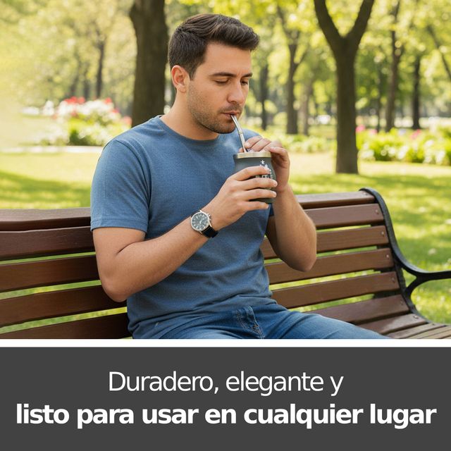 Set Mate Argentino con Bombillas