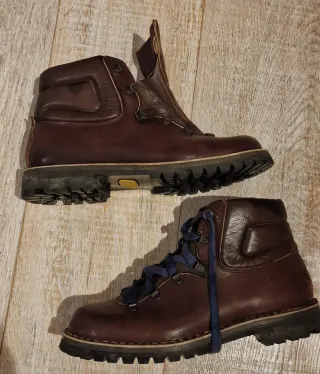 Scarpe in vera pelle marrone