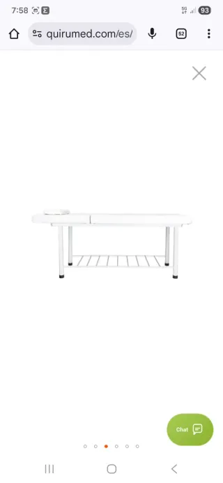 Camilla de masaje básica 812, estructura estable.