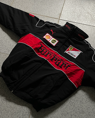 Chaqueta Ferrari F1 Puma Retro Negra Roja