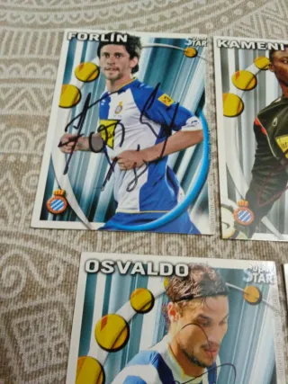 Cromos RCD Espanyol Firmados 2011