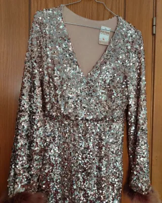 Vestido lentejuelas fiesta Nochevieja