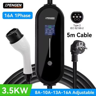 Cable cargador Coche Eléctrico Tipo 2 a Schuko