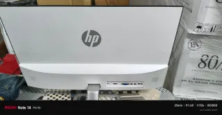 Monitor HP Negro y Plateado