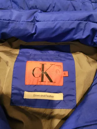 Abrigo Plumas Calvin Klein Azul Eléctrico