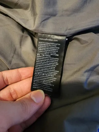 Abrigo Plumas Calvin Klein Azul Eléctrico