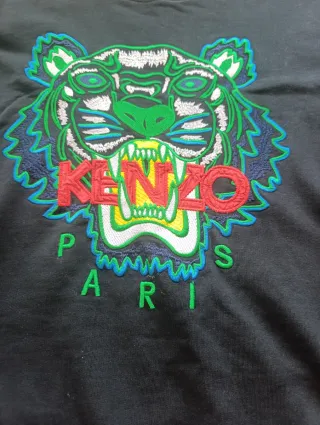 Sudadera Kenzo Tiger Paris Negra Multicolor