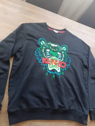Sudadera Kenzo Tiger Paris Negra Multicolor