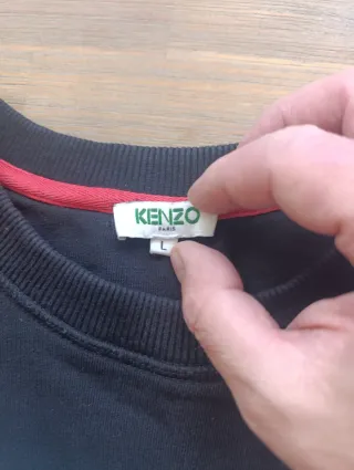 Sudadera Kenzo Tiger Paris Negra Multicolor