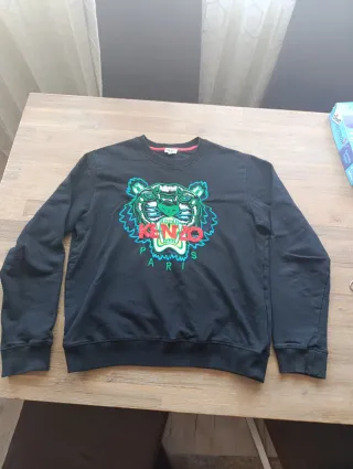 Sudadera Kenzo Tiger Paris Negra Multicolor