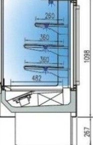 Vitrina expositora modular