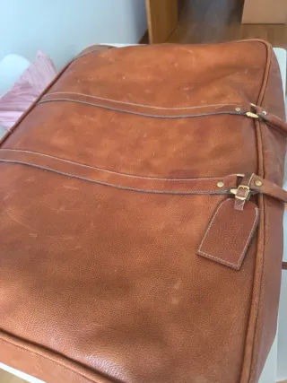 Maleta de piel vintage