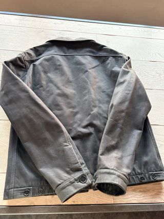 Cazadora Piel Negra Hombre Calvin Klein