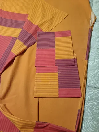 Copripiumino matrimoniale a righe