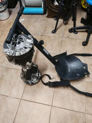 Patín eléctrico con asiento